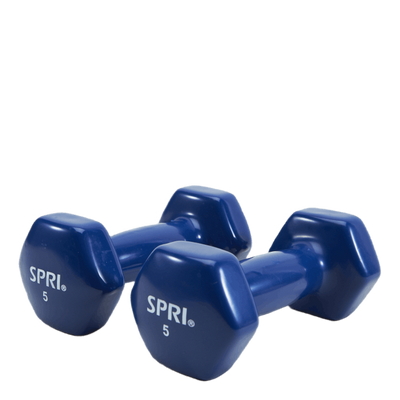 Spri Dumbbells Vinyl 2,3kg/5lb Blue