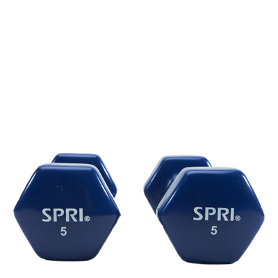 Spri Dumbbells Vinyl 2,3kg/5lb Blue