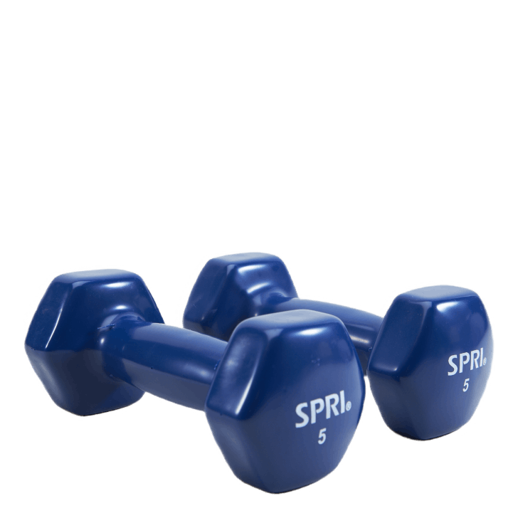 Spri Dumbbells Vinyl 2,3kg/5lb Blue