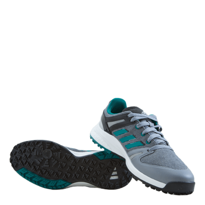 EQT Spikeless Wide Golf Shoes Grey Four / Sub Green / Core Black