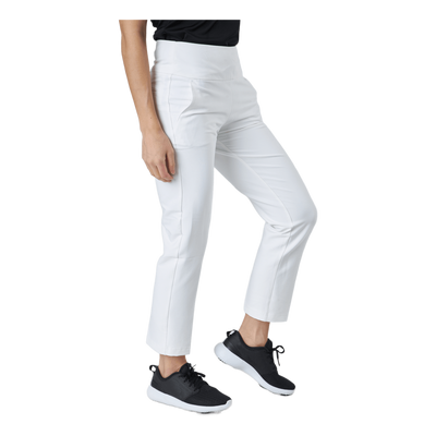 Pull-On Ankle Pants White