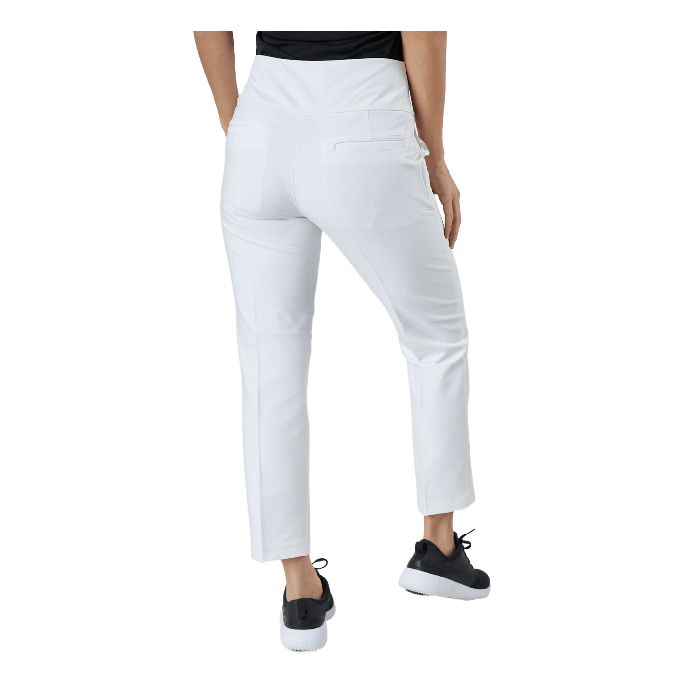 Pull-On Ankle Pants White