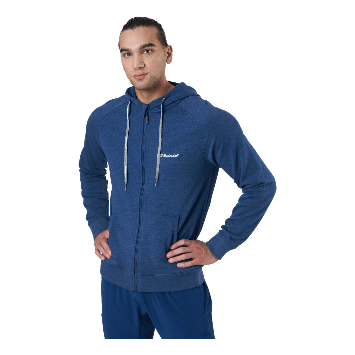 Jacket Exercise Hood Blue