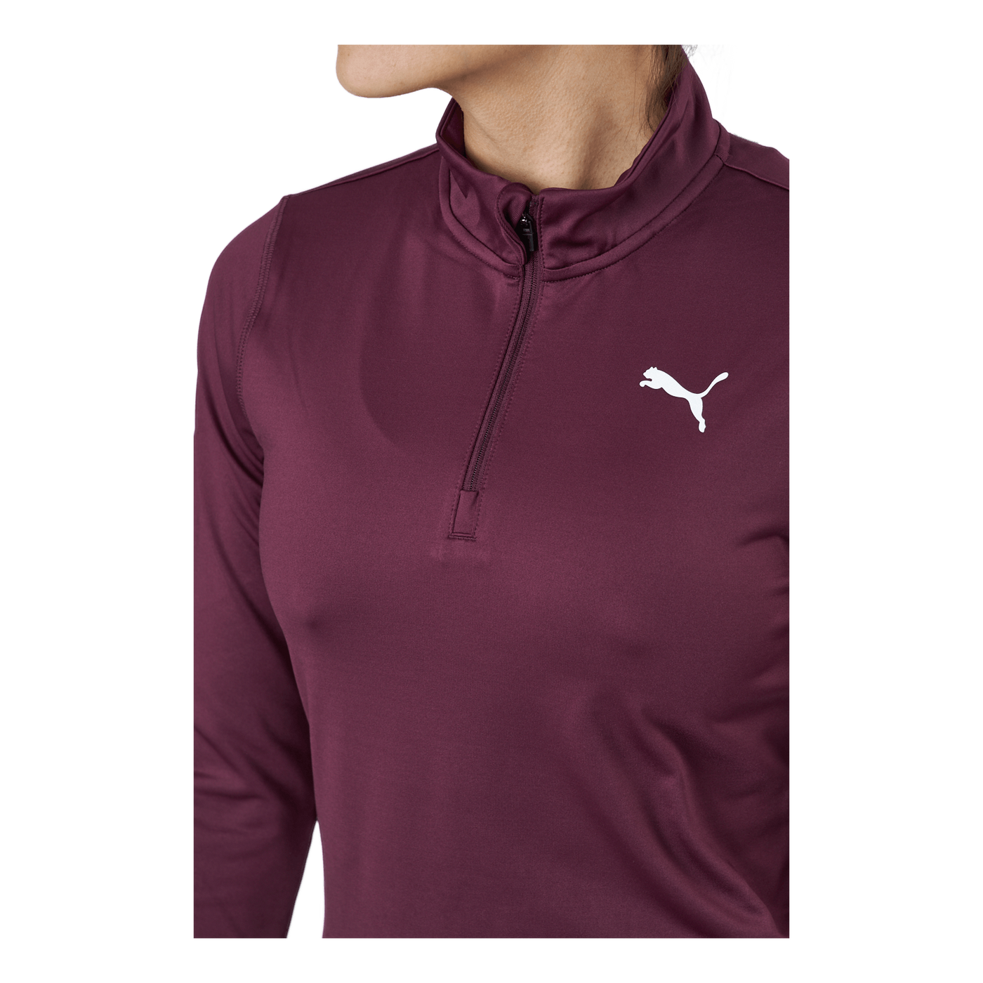 Train Puma Strong 1/4 Zip Grape Wine