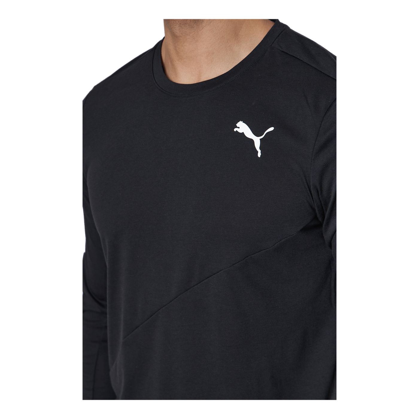 Train Logo Ls Tee Puma Black