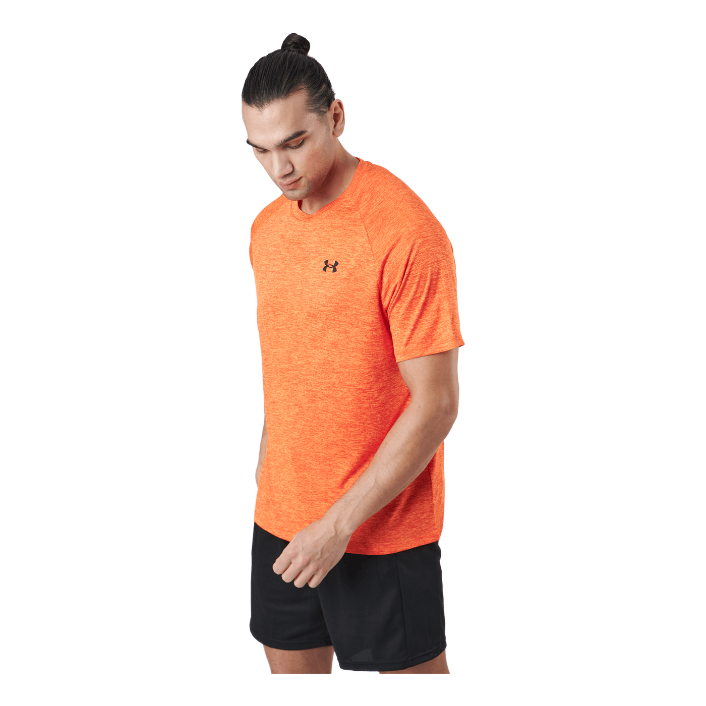 Ua Tech 2.0 Ss Tee Blaze Orange /  / Black