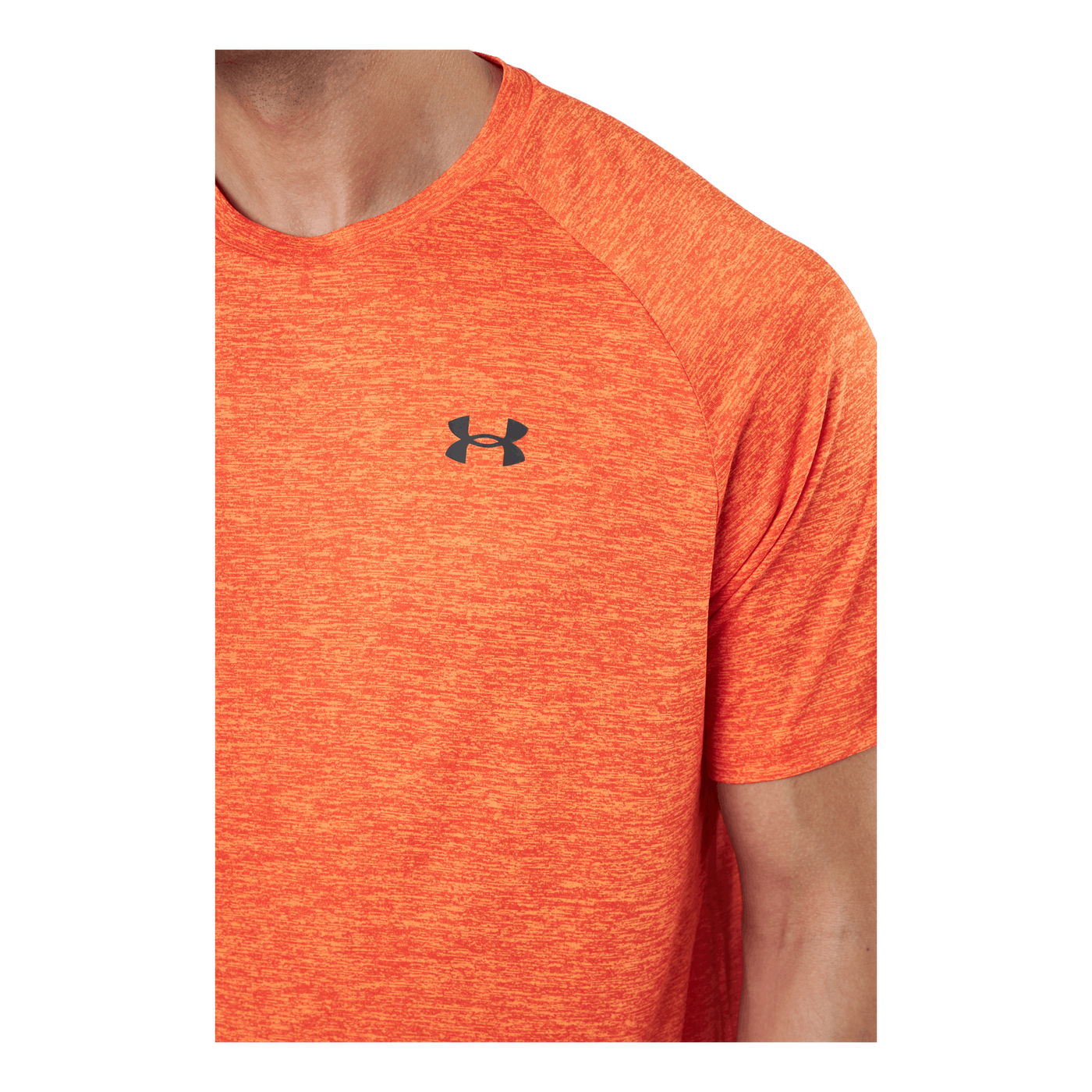 Ua Tech 2.0 Ss Tee Blaze Orange /  / Black