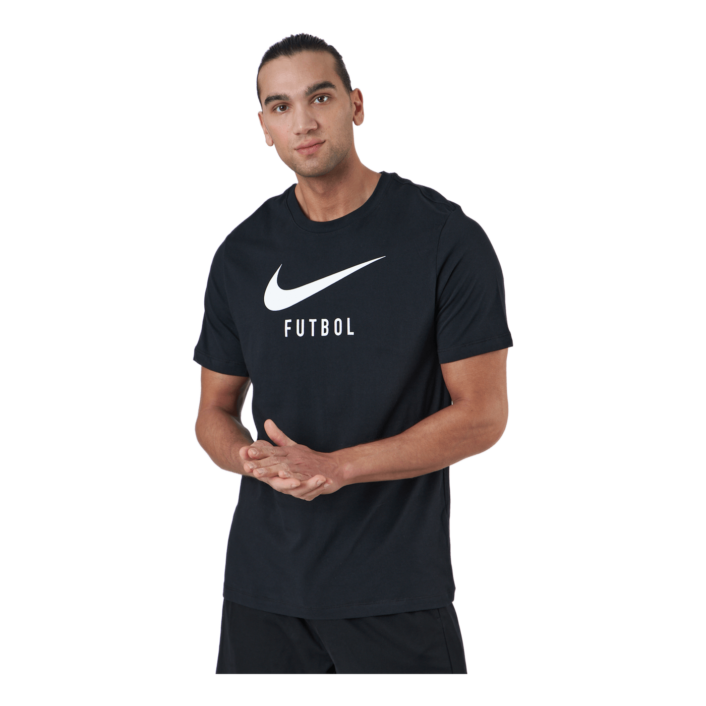 Nike Swoosh Men's Soccer T-shi Black/white