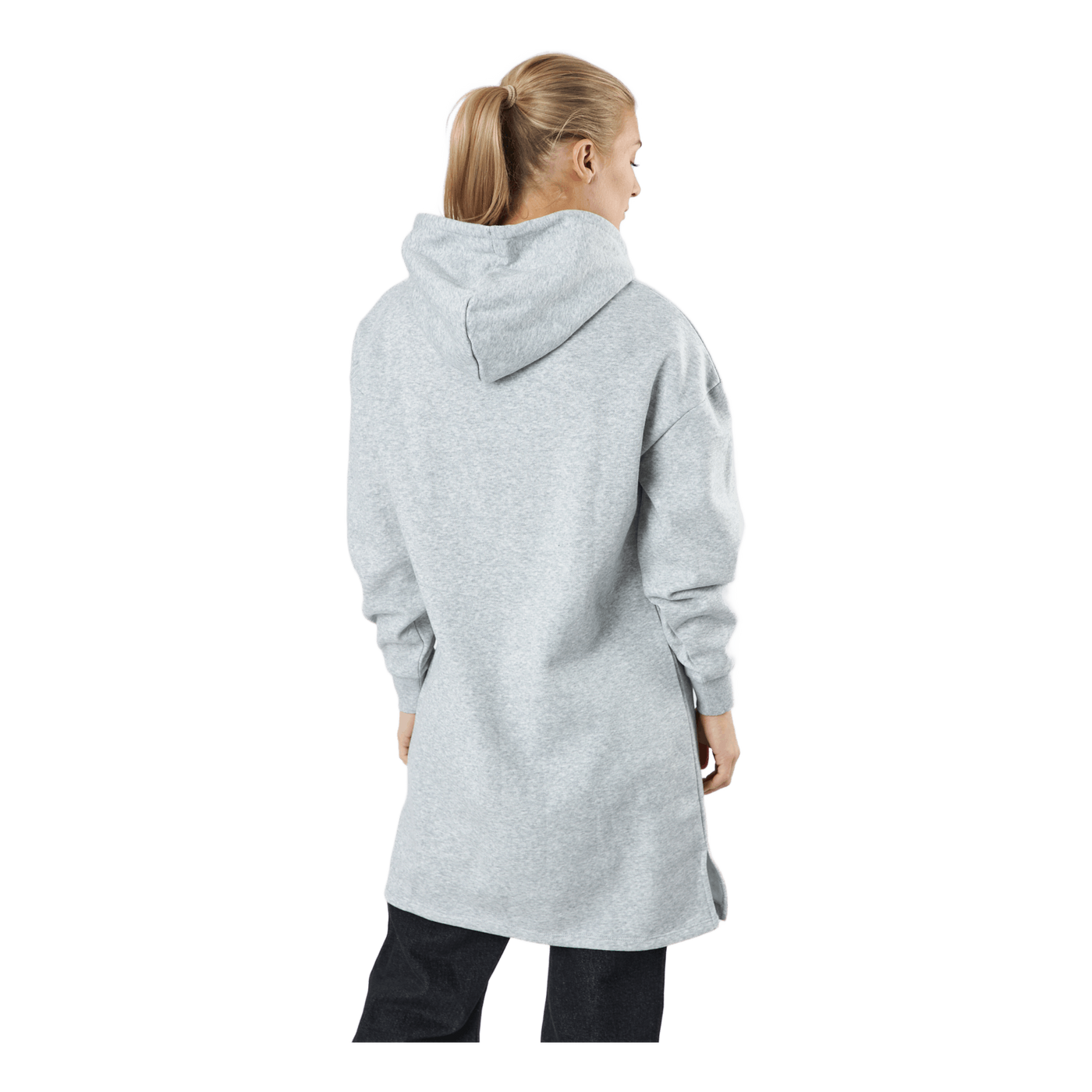 Pcchilli Ls Sweat Dress Bc Light Grey Melange