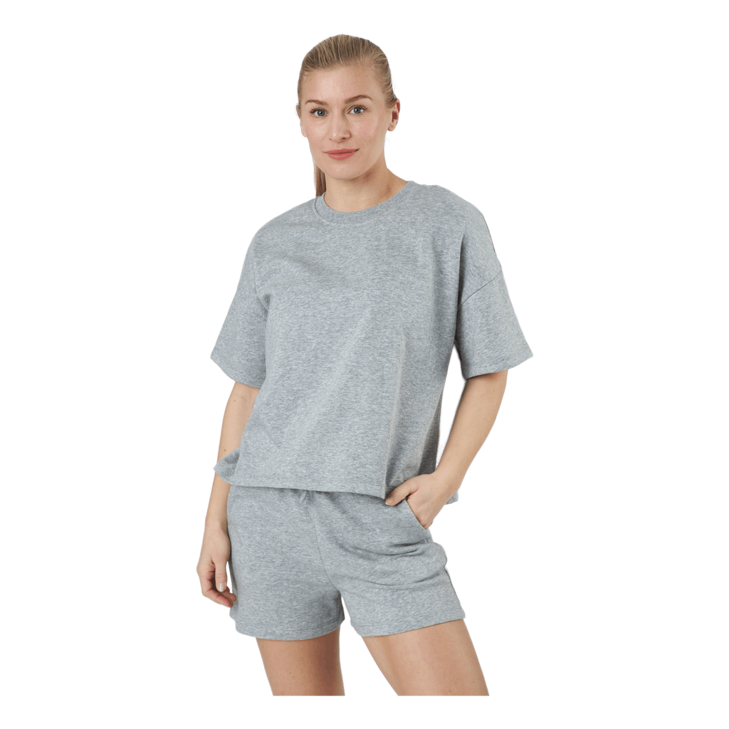 Pieces Pcchilli Summer 2/4 Loose Swea Light Grey Melange