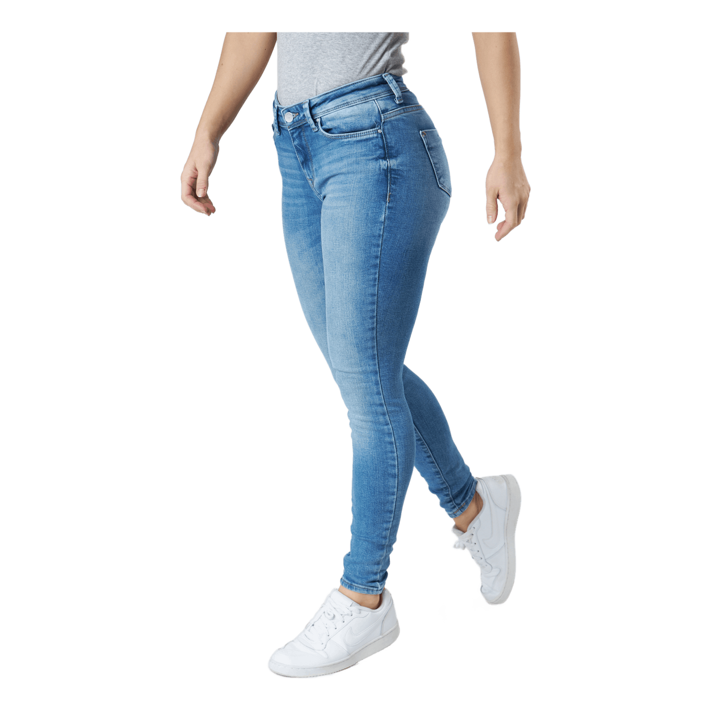 Onlshape Life Reg Sk Dnm Rea76 Light Medium Blue Denim