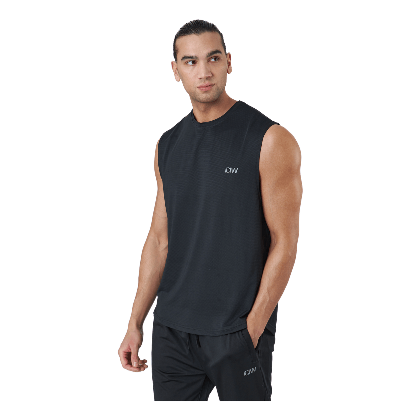 Stride Sleeveless T-shirt Men Black