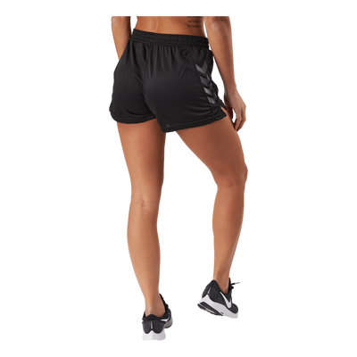 Hmlongrid Poly Shorts Wo Jet Black/forged Iron