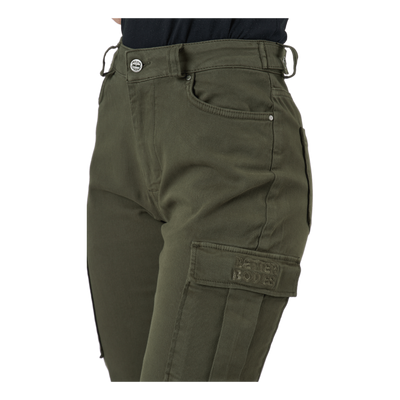 Cargo Pants Washed Green