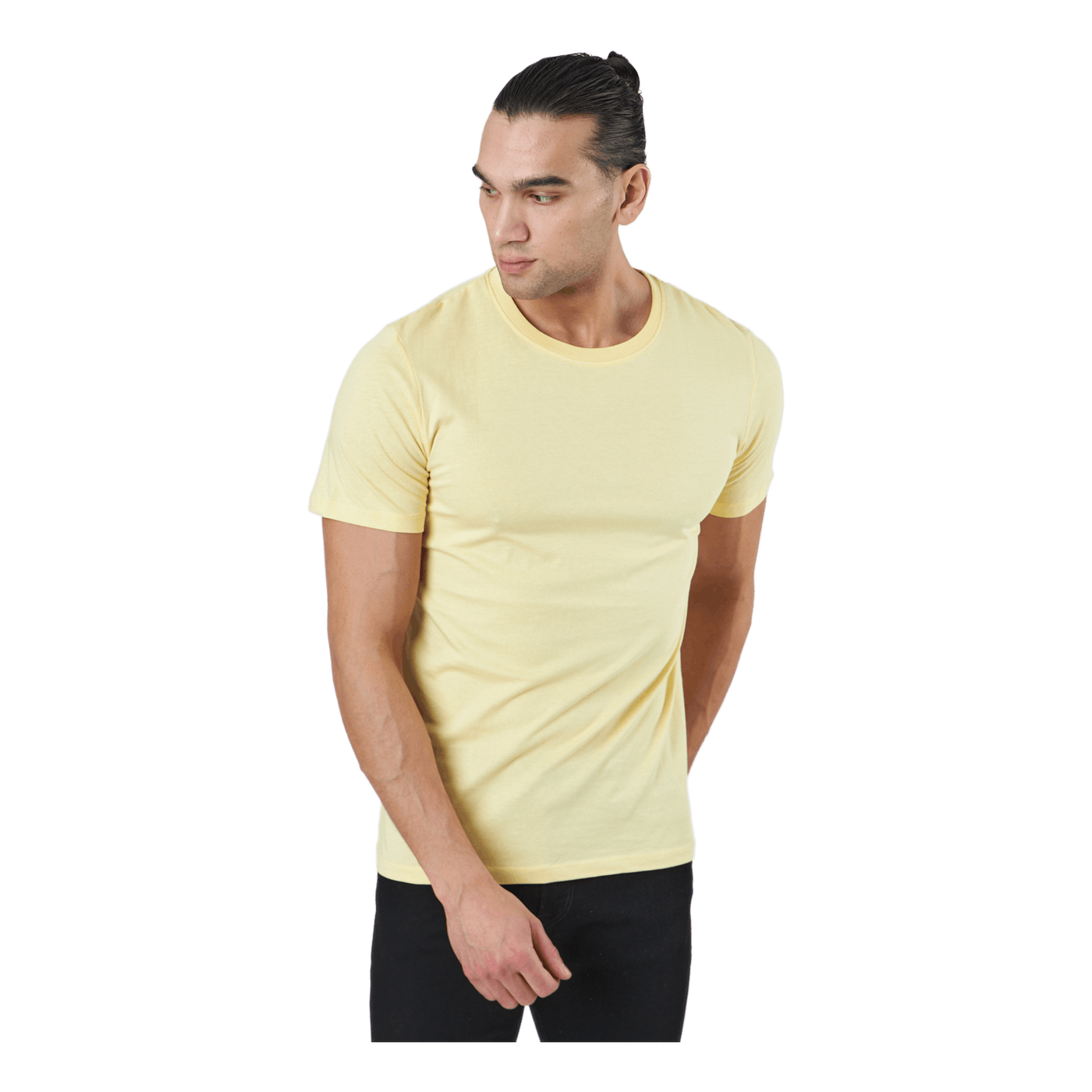 Jjeorganic Basic Tee Ss O-neck Mellow Yellow