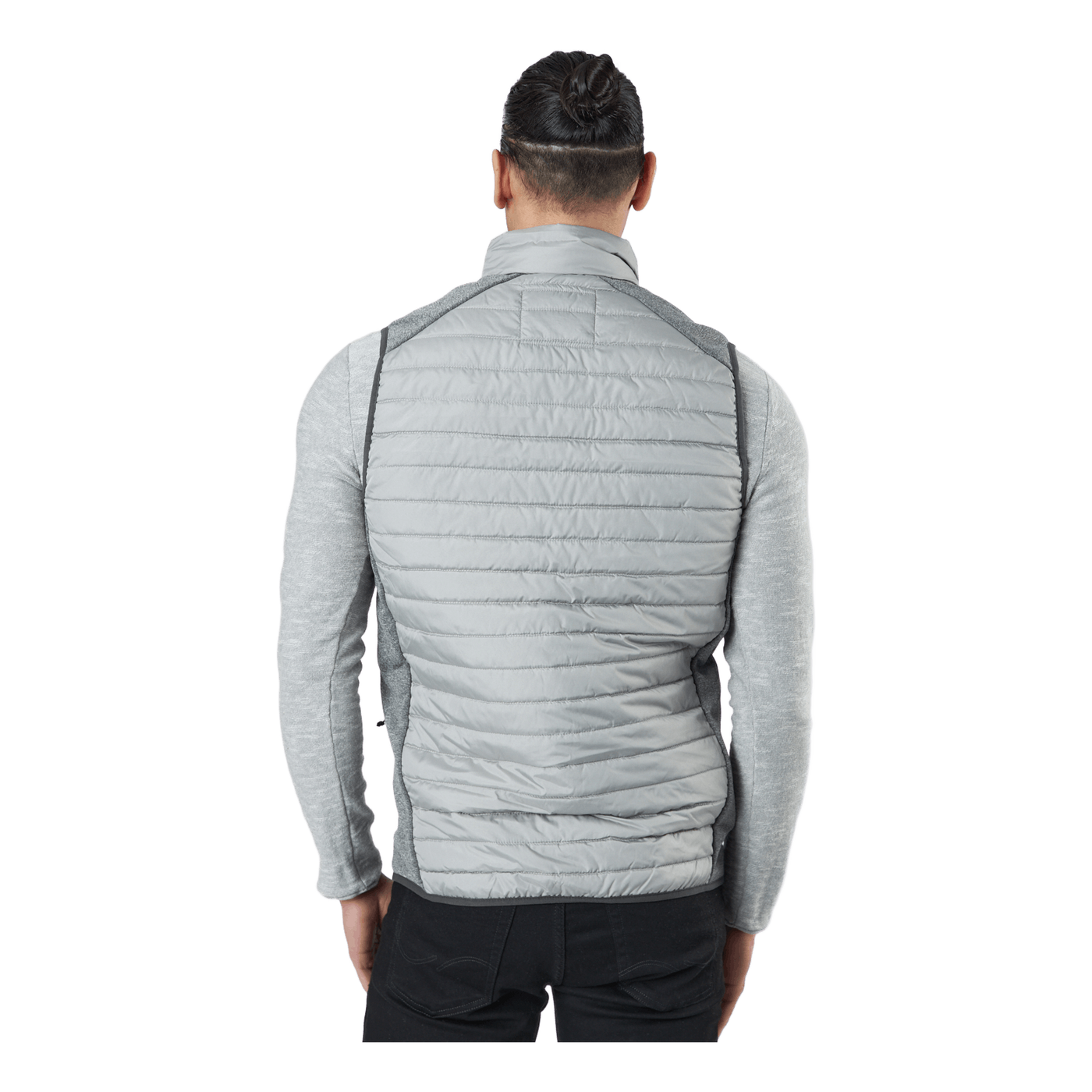 Jjemulti Bodywarmer Collar Noo Ghost Gray