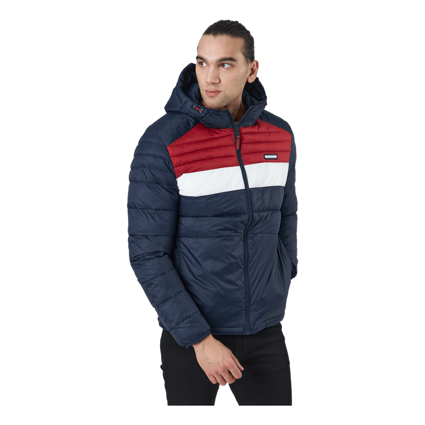 Jjeace Puffer Hood Navy Blazer