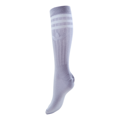 Full Glitter Crew Socks Purple Tint / Black