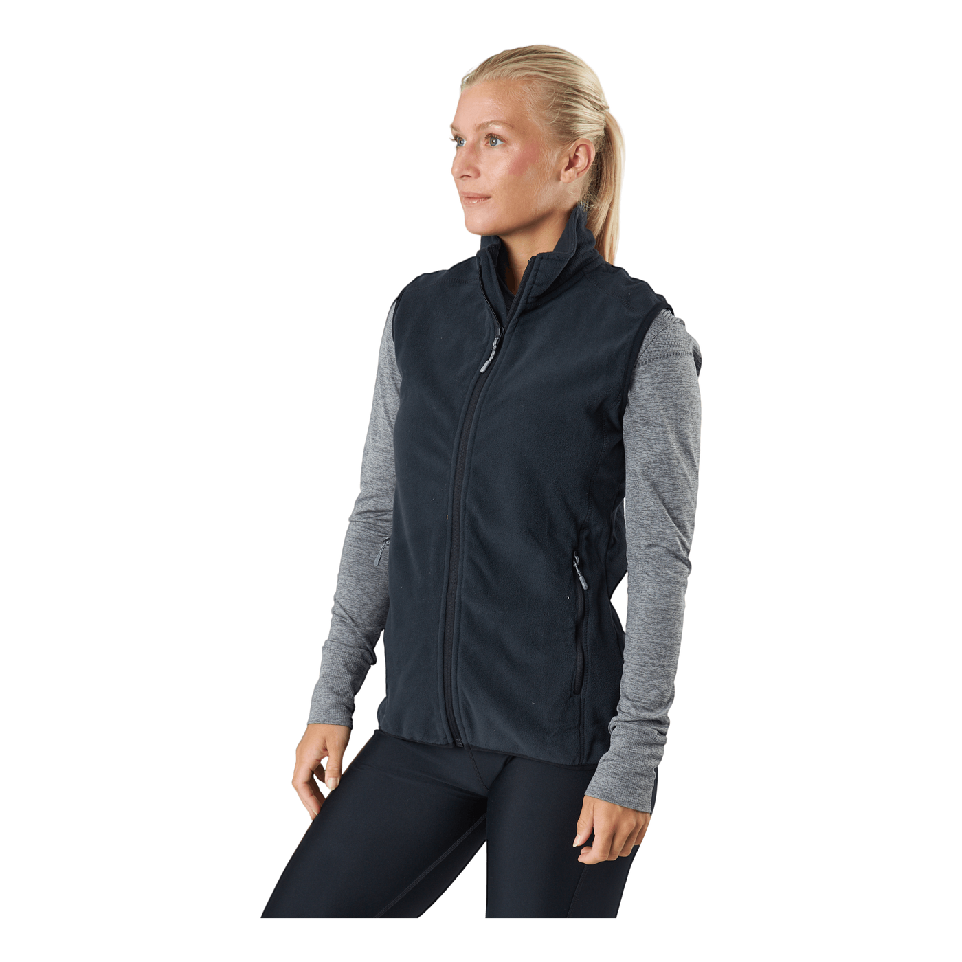 Pescara Fleece Vest Black