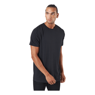 R-neck Tee Bamboo Black