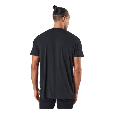 R-neck Tee Bamboo Black