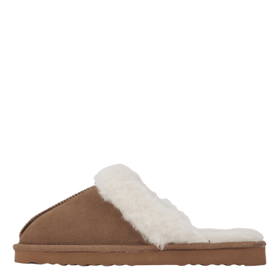 Tamara W Warm Leather Slipper Sudan Brown