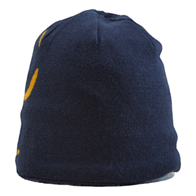 Hawk Knitted Cap Navy