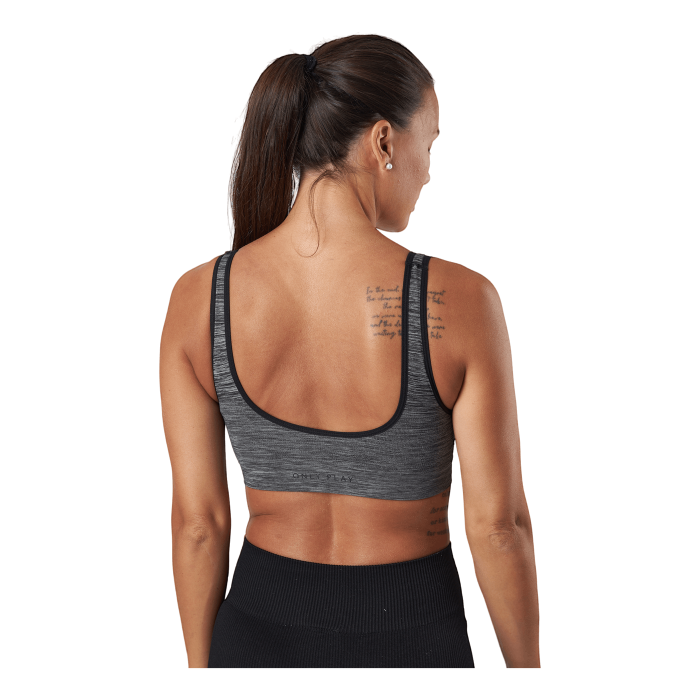 Mira Cir Sports Bra Black Melange