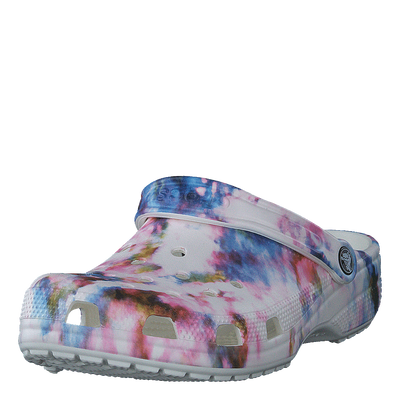 Classic Tie Dye Graphic Clog Garnet/multi