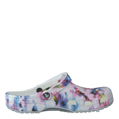 Classic Tie Dye Graphic Clog Garnet/multi