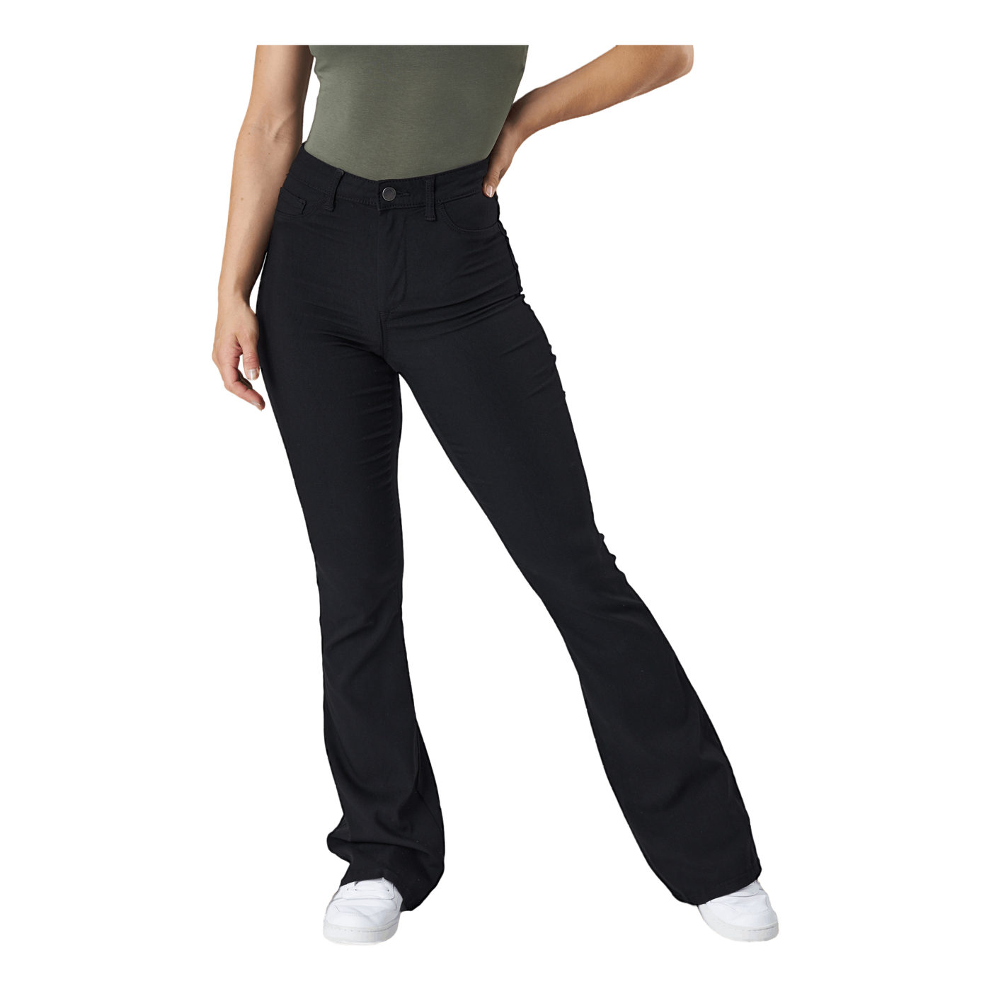 Highskin Flared Pant Blc Black