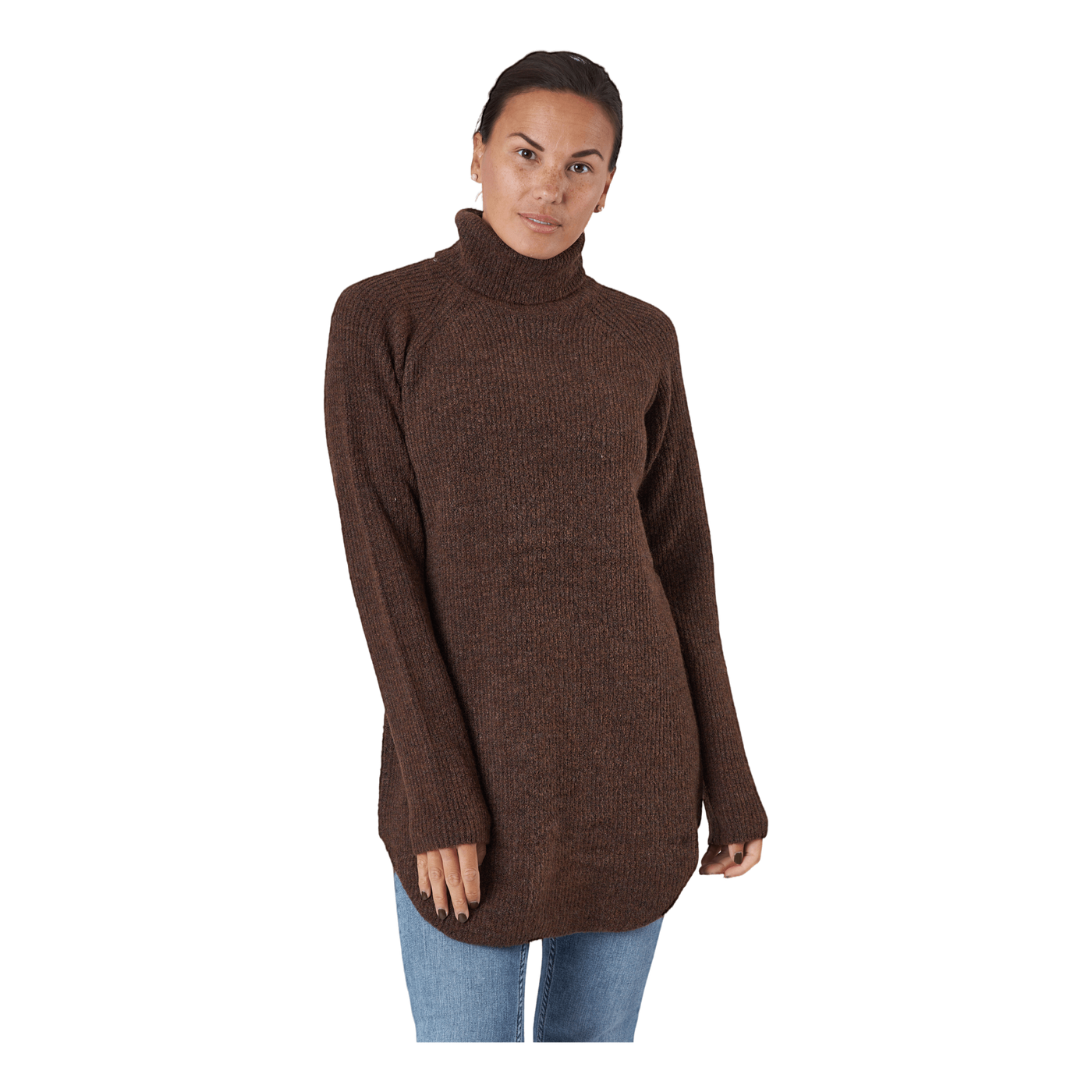 Ellen Ls Long Knit Chicory Coffee