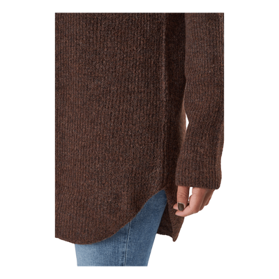 Ellen Ls Long Knit Chicory Coffee