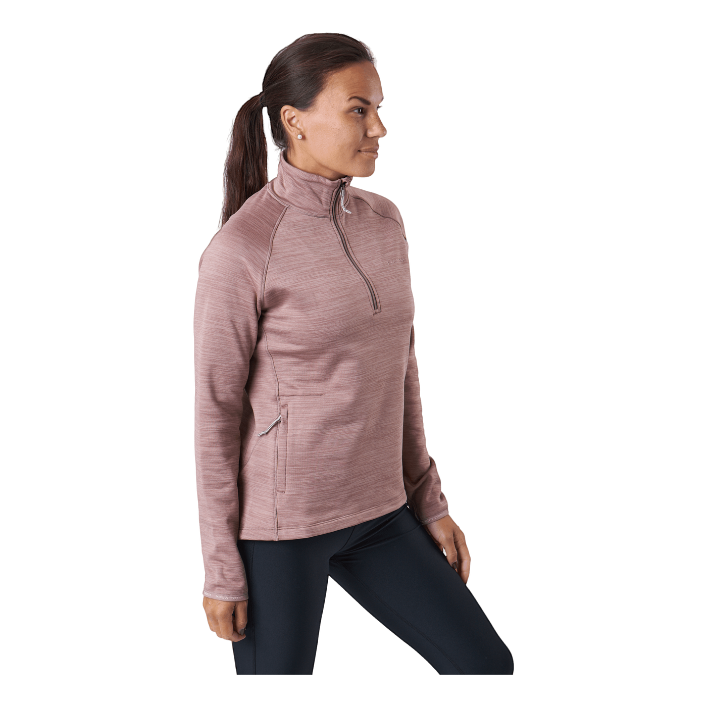 Berthe Midlayer Half Zip Taupe