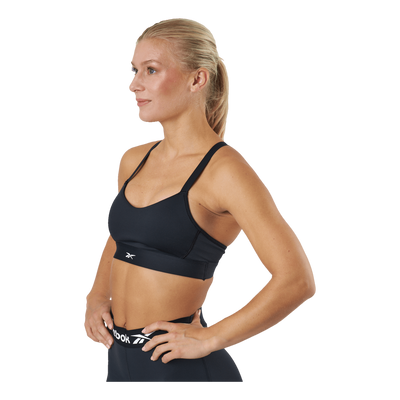 S Lux Strappy Sports Bra Black