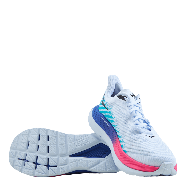 W Mach 5 White / Scuba Blue