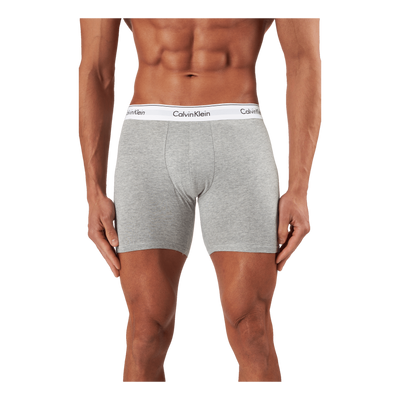 Boxer Brief 3pk Black/ White/ Grey Heather