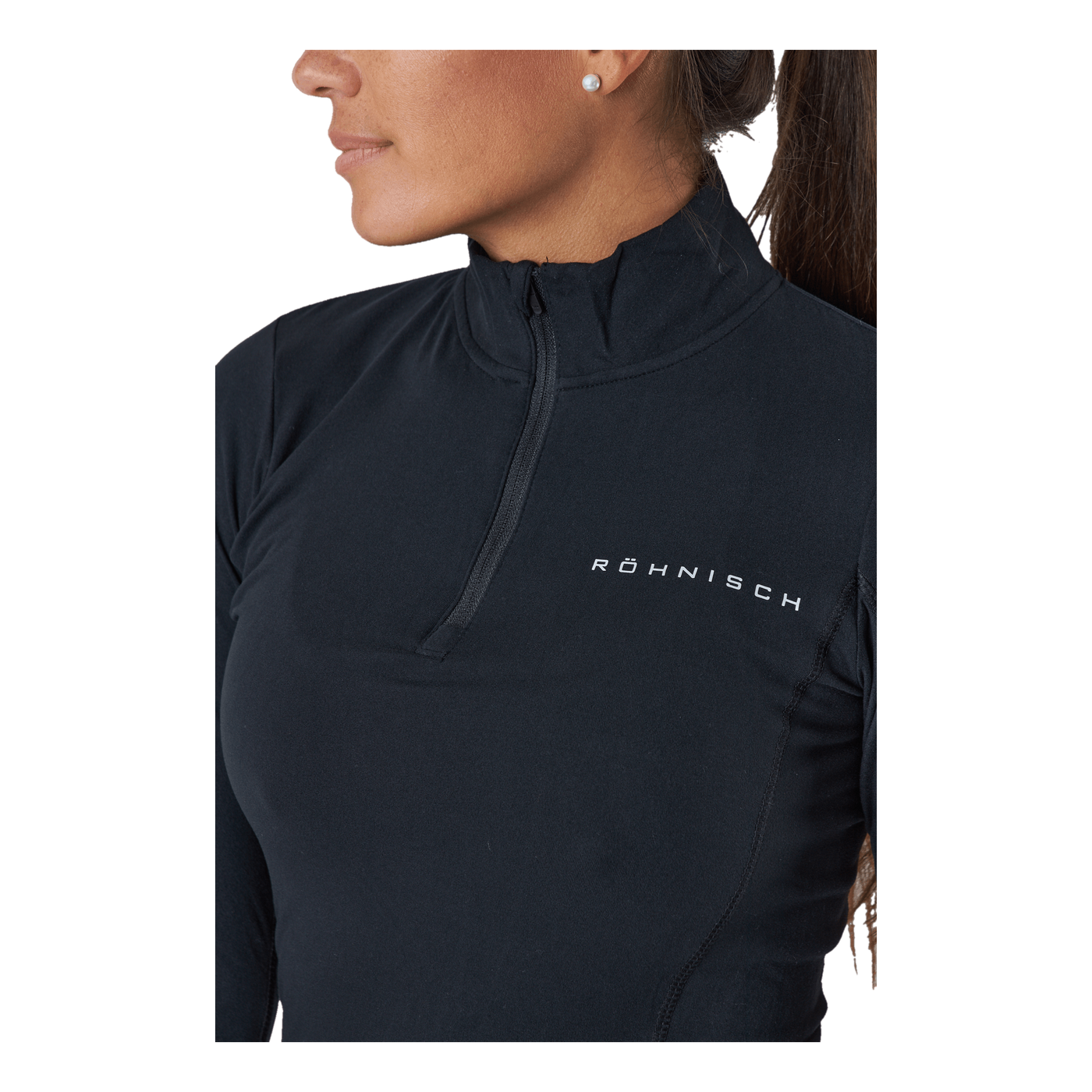 Light Thermo Half Zip Black