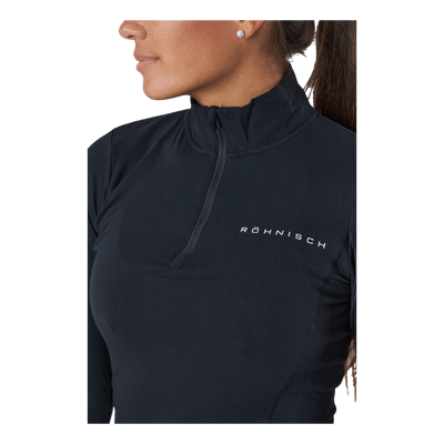 Light Thermo Half Zip Black