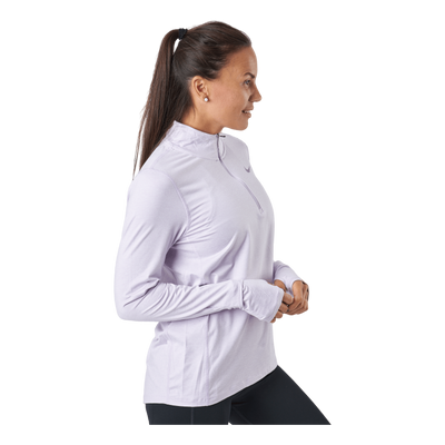 Nike Element Women's 1/2-zip R Doll/barely Grape/htr/reflecti