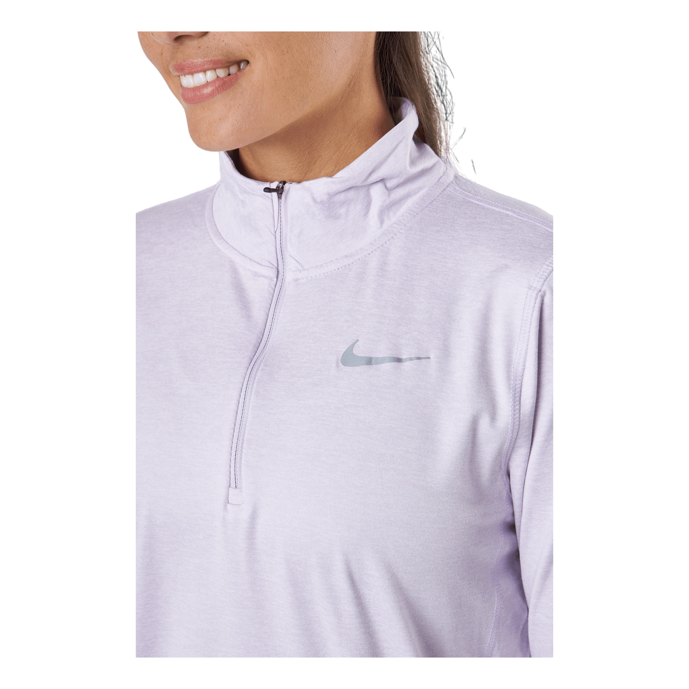 Nike Element Women's 1/2-zip R Doll/barely Grape/htr/reflecti