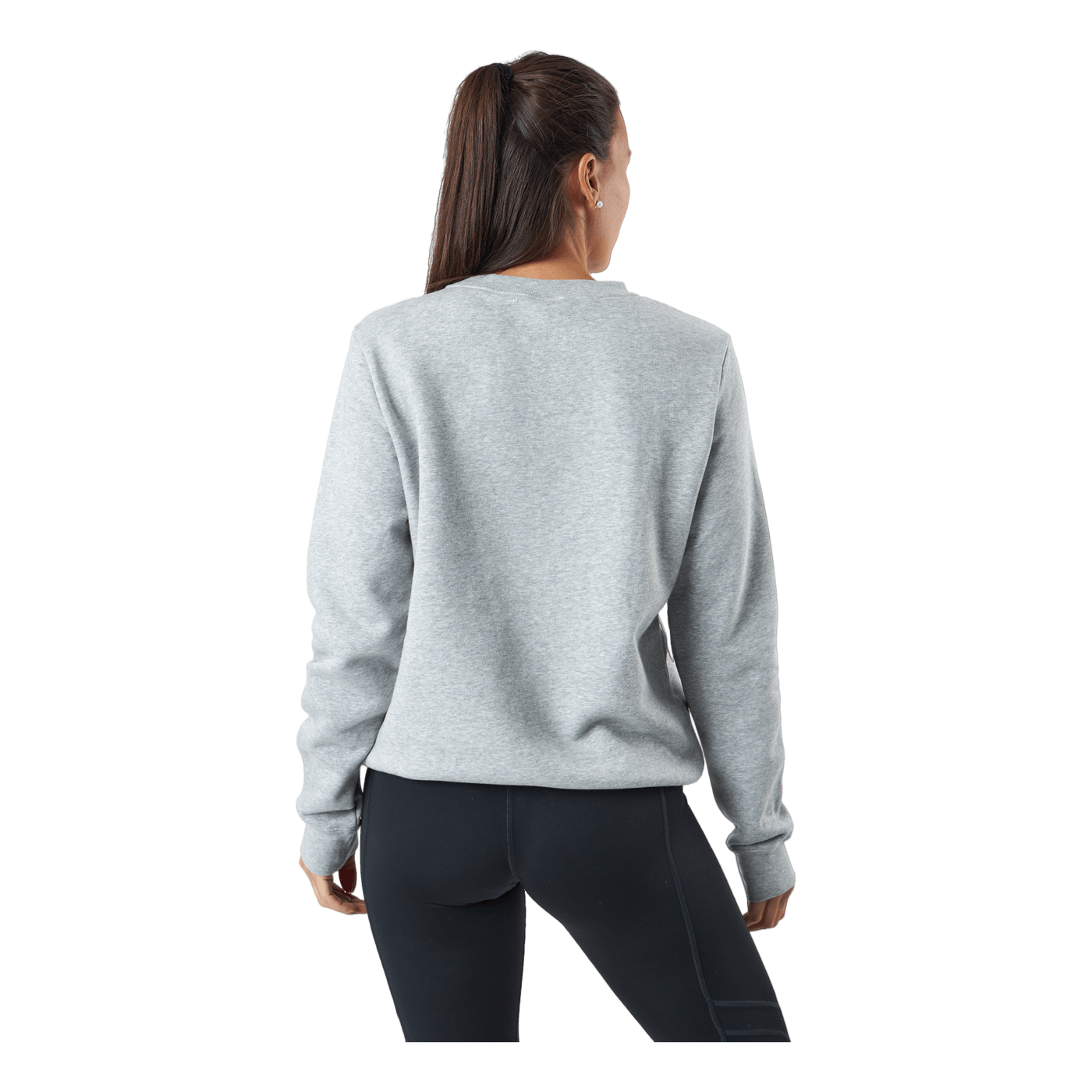 Sportswear Club Fleece Women's Crew DK GREY HEATHER/WHITE