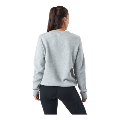 Sportswear Club Fleece Women's Crew DK GREY HEATHER/WHITE