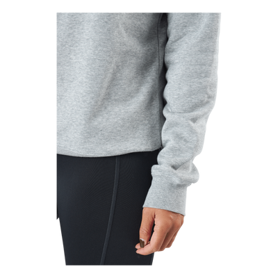 Sportswear Club Fleece Women's Crew DK GREY HEATHER/WHITE