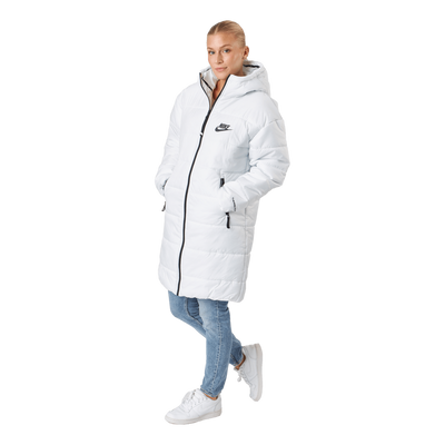 W Nsw Syn Tf Rpl Hd Parka Summit White/summit White/blac