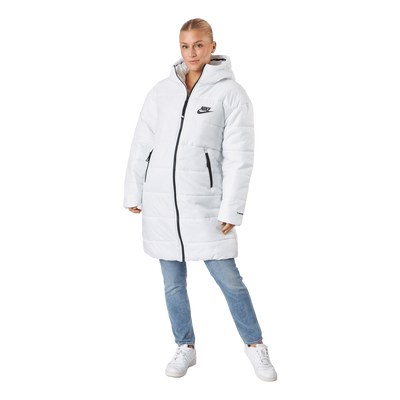 W Nsw Syn Tf Rpl Hd Parka Summit White/summit White/blac