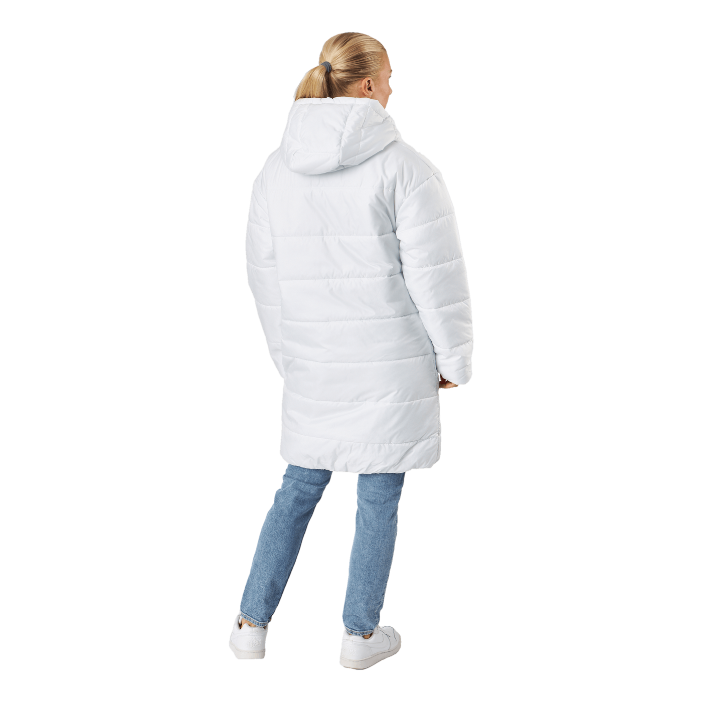 W Nsw Syn Tf Rpl Hd Parka Summit White/summit White/blac