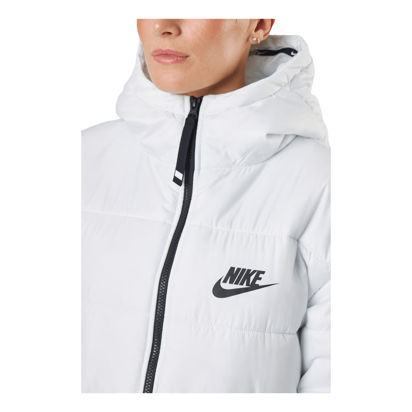 W Nsw Syn Tf Rpl Hd Parka Summit White/summit White/blac