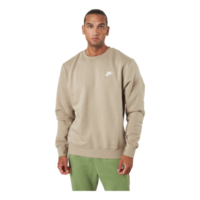 Nike Sportswear Club Fleece Cr Khaki/white