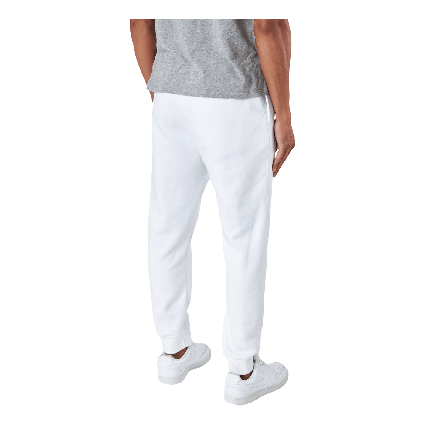 Sportswear Club Fleece Joggers WHITE/WHITE/BLACK